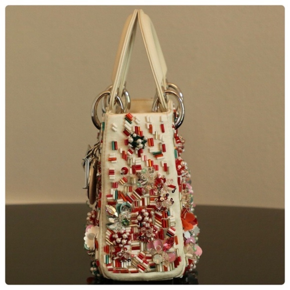 Christian Dior Embellished Satin Mini Lady Dior - Picture 6 of 15